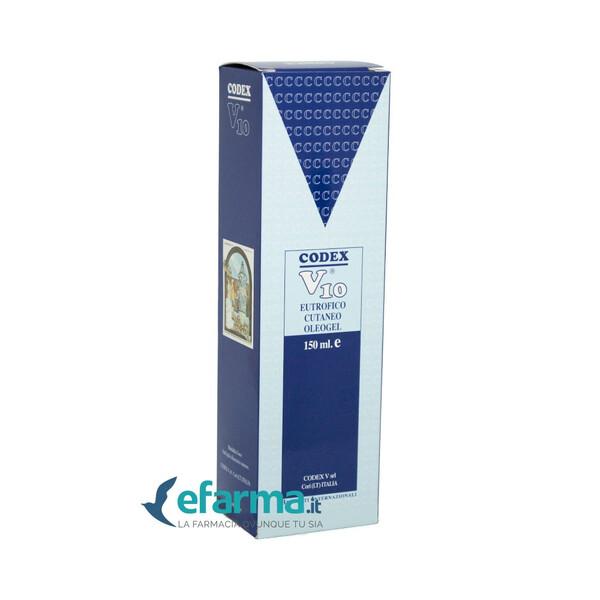 Codex V10 Oleogel Eutrofico Cutaneo Trattamento Rigenerante 150 ml