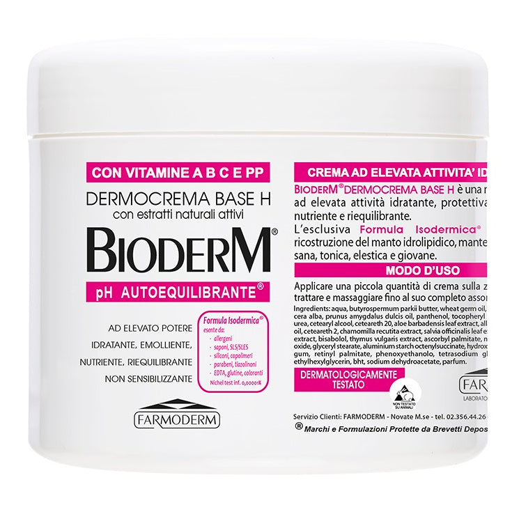BIODERM DERMOCREMA VASO 500ML — confronto prezzi