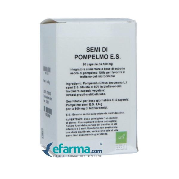 Oti Semi Di Pompelmo Estratto Secco Integratore 60 Capsule