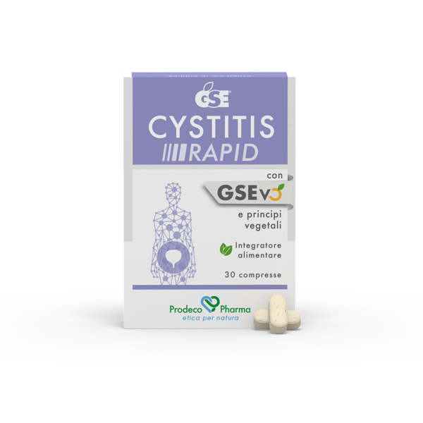 Gse Cystitis Rapid Integratore Benessere Vie Urinarie 30 Compresse