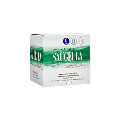 Saugella - Assorbenti Notte Confezione 12 Pezzi (ESAURIMENTO SCORTE)