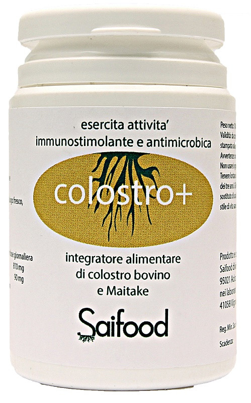 Saifood Colostro+ Integratore Per Le Difese Dell'organismo 100 Capsule