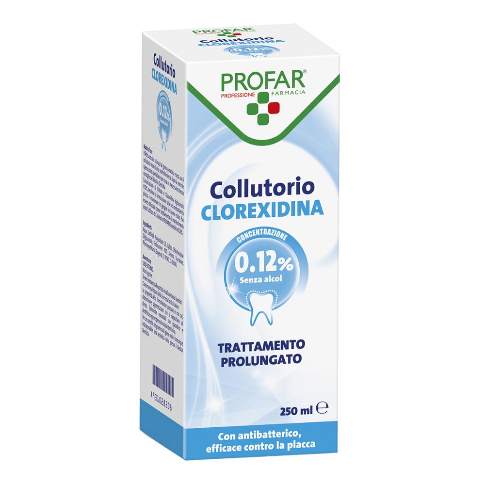 Profar Collutorio Clorexidina 0.12% Trattamento Prolungato, 250ml