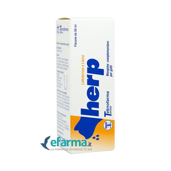 Teknofarma Herp Integratore Infezioni Herpes Gatti 50 ml