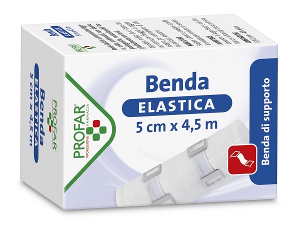 Profar Benda di supporto Elastica 10cm x 4,5m, 1 benda