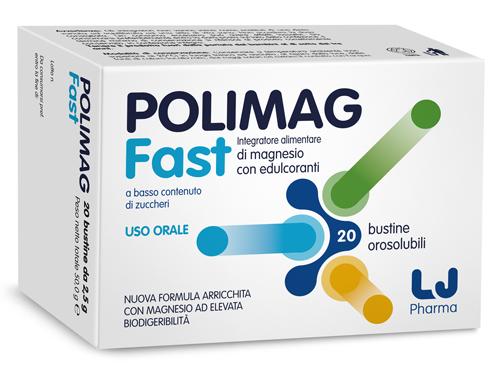 Polimag Fast Integratore Magnesio Orosolubile 20 Bustine