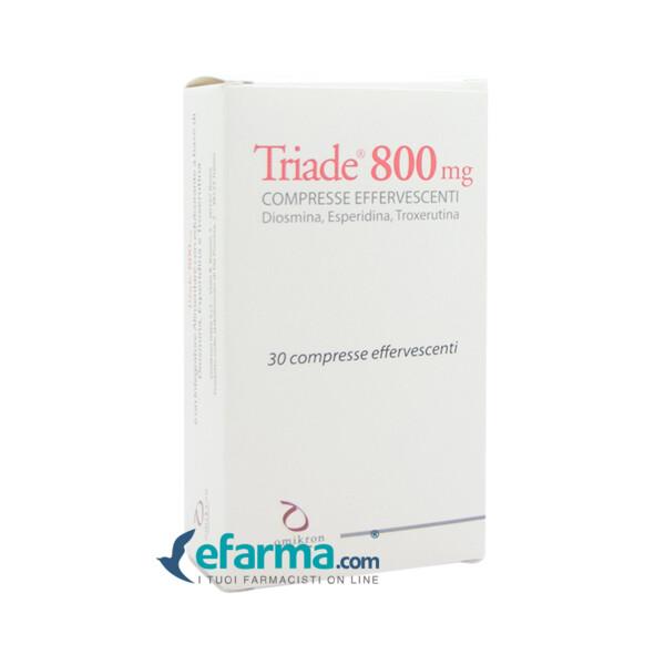 Triade 800 mg Integratore 30 Compresse Effervescenti