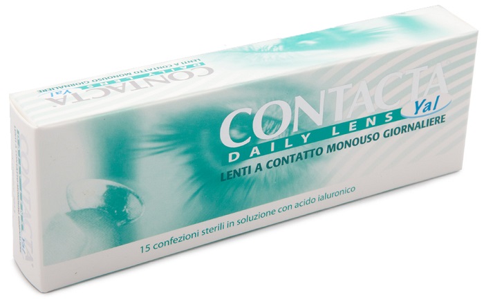 Contacta Daily Lens - Yal Lenti a Contatto Giornaliere -4,50 Diottrie, 15 pezzi