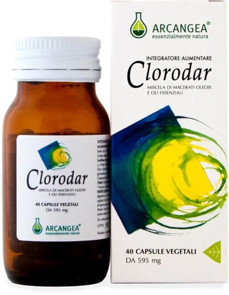 Arcangea Clorodar Integratore Alimentare Equilibrio Flora Intestinale 100 Capsule Vegetali