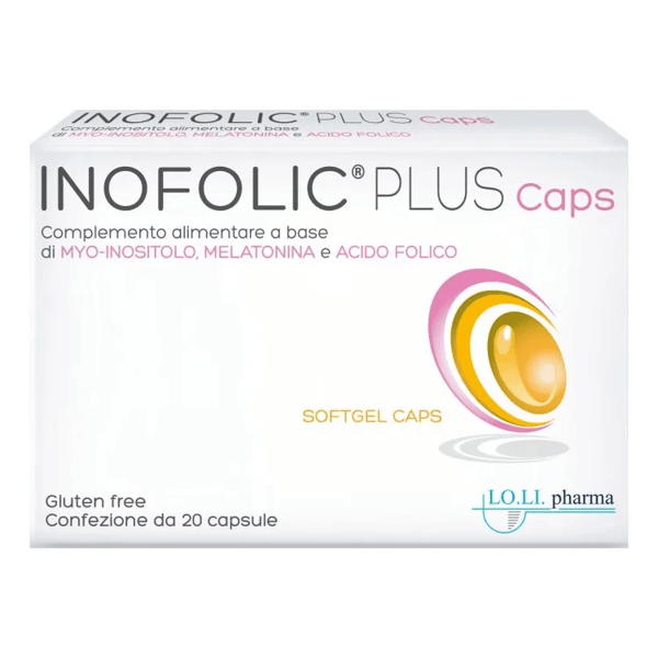 Inofolic Plus Caps Integratore di Acido Folico 20 Capsule