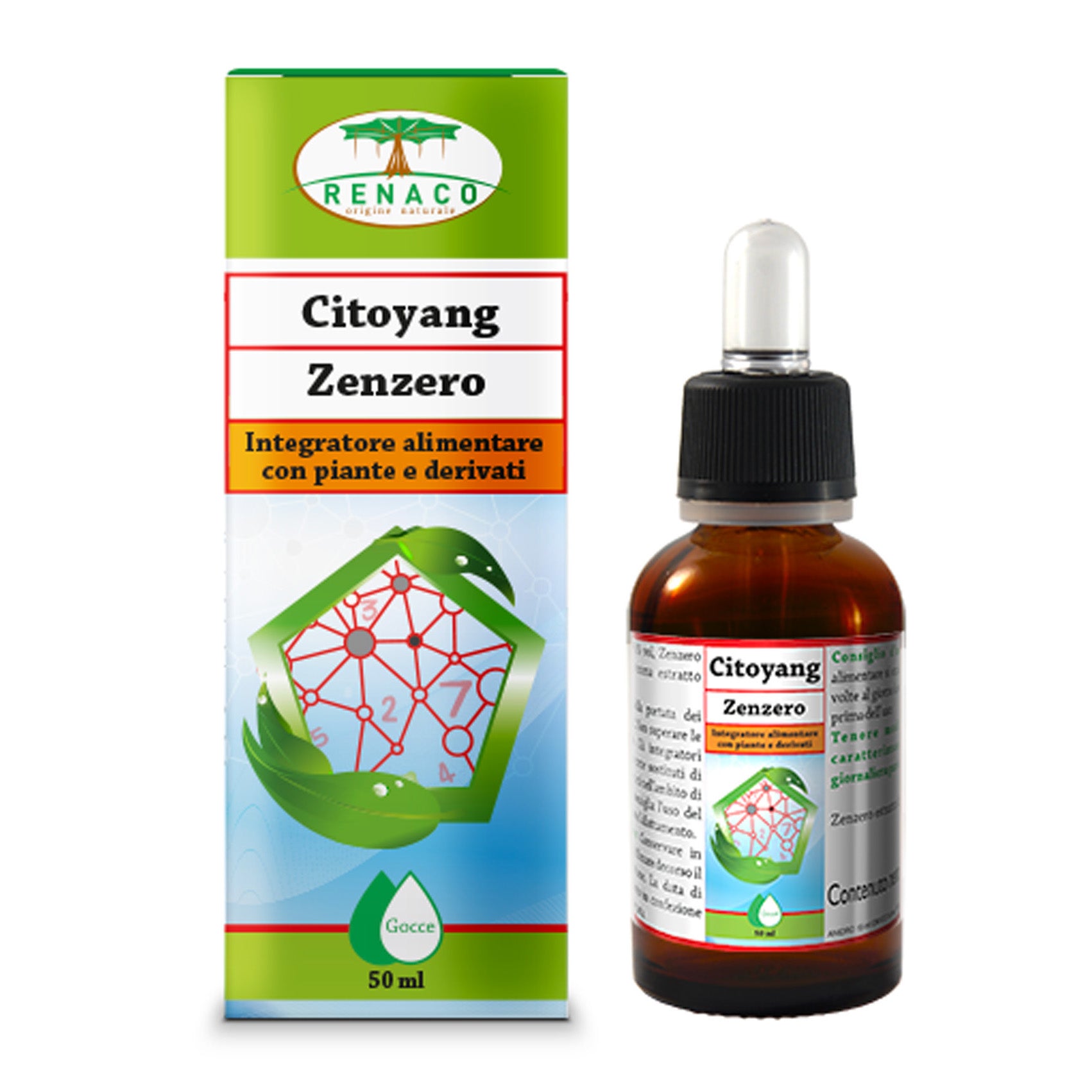 Citoyang zenzero gocce flaconcino 50 ml — confronto prezzi