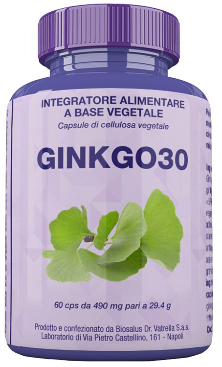 Ginkgo 30 Integratore Per Le Funzioni Cognitive E La Microcircolazione 60 Capsule