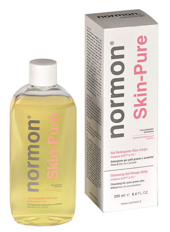 Normon Skin-pure Gel Detergente Viso-corpo Per Pelli Grasse E Acneiche 250ml