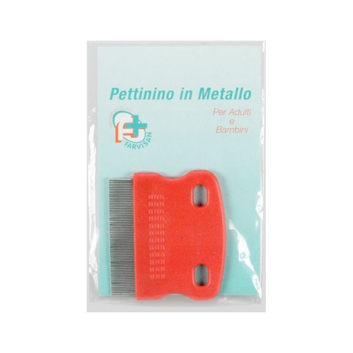 Pettinino plastica metallo
