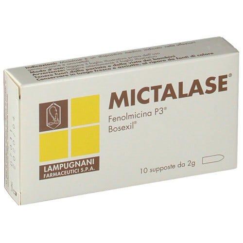Mictalase Supposte 10 Pezzi