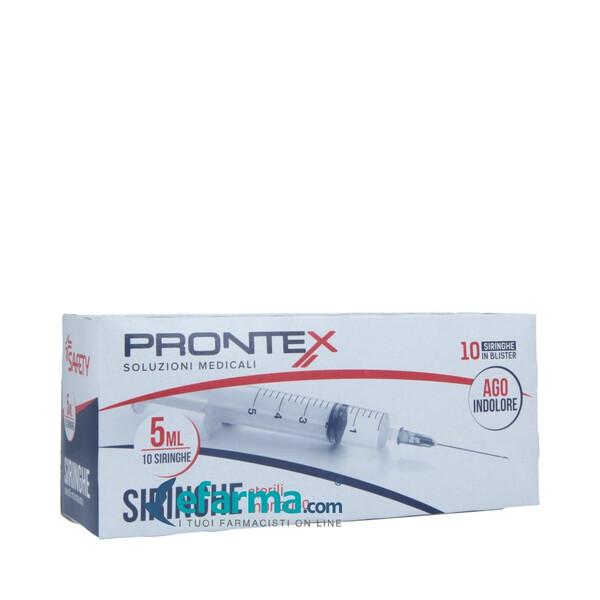 Safety Prontex Siringa da 5 ml Con Ago Indolore 10 Pezzi — confronto prezzi