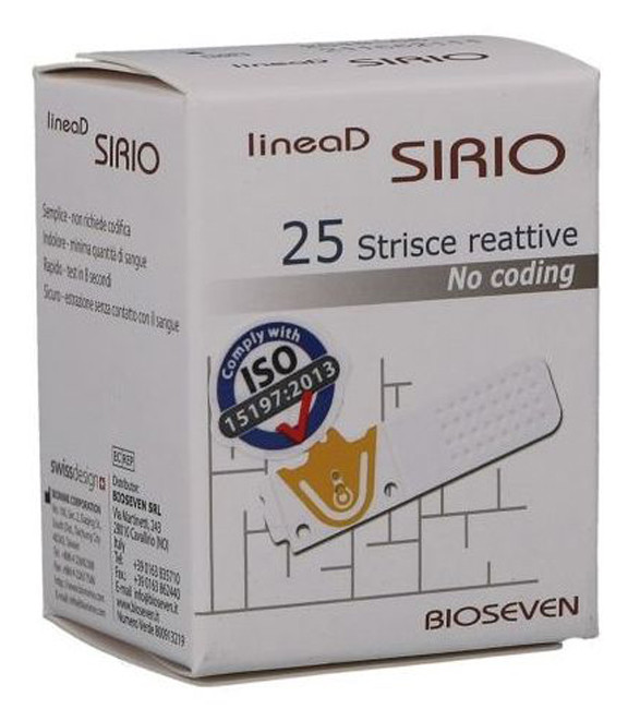 Linea d sirio glicemia 25str
