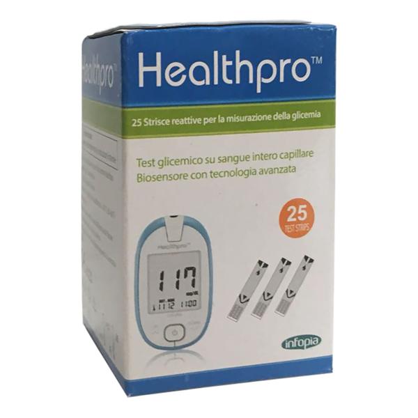 Healthpro Strisce Reattive Misurazione Glicemia 25 Pezzi — confronto prezzi