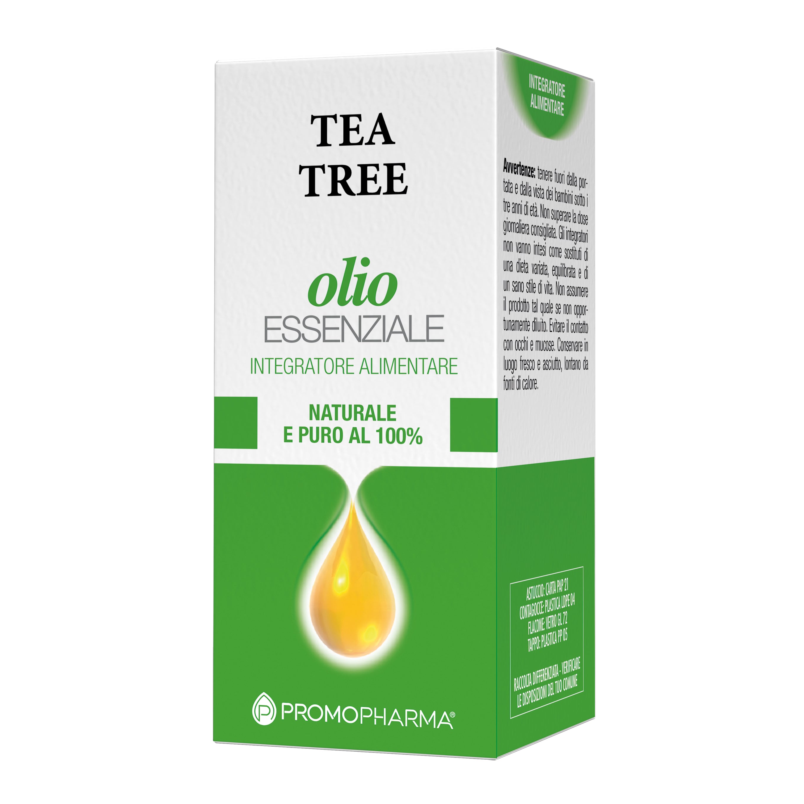 Tea Tree Olio Essenziale 10 ml essenziale