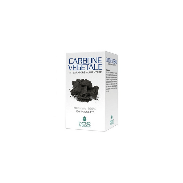 PromoPharma Carbone Vegetale Integratore 100 Tavolette