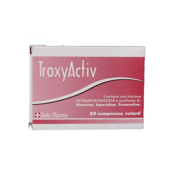 TroxyActiv Compresse Retard con Diosmina e Esperidina 20 Compresse