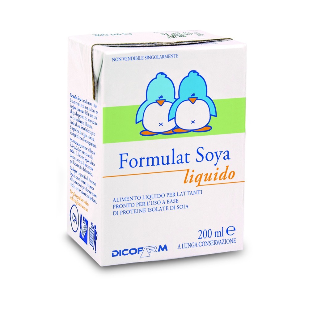Formulat Formula Per Lattanti A Base Di Di Soya Liquido 3 X 200ml — confronto prezzi