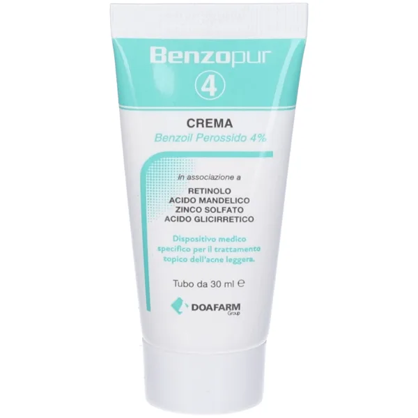 Doafarm Group Benzopur 4 Crema Acne 30 ml