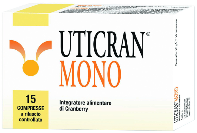 Uticran Mono Integratore Integratore Per Le Vie Urinarie 15 Compresse — confronto prezzi