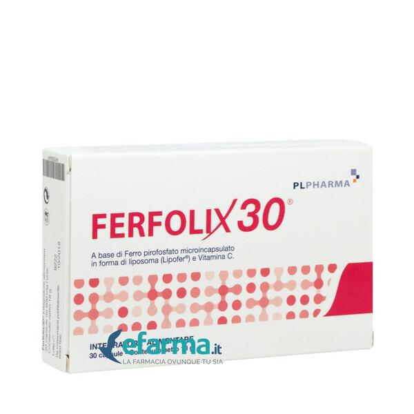 Ferfolix 30 Integratore di Ferro 30 Capsule