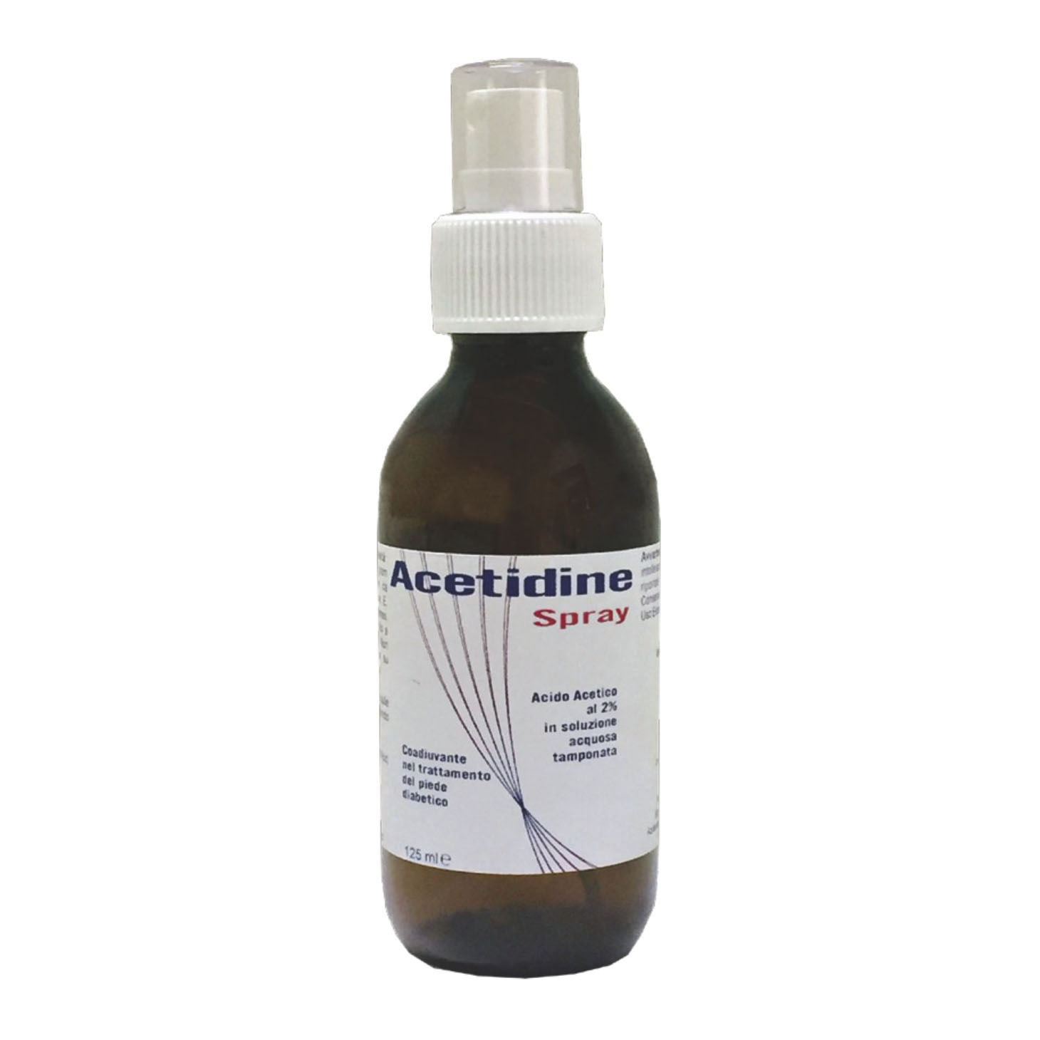 Lozione all'acido acetico 2% igienizzante acetidine spray da125ml