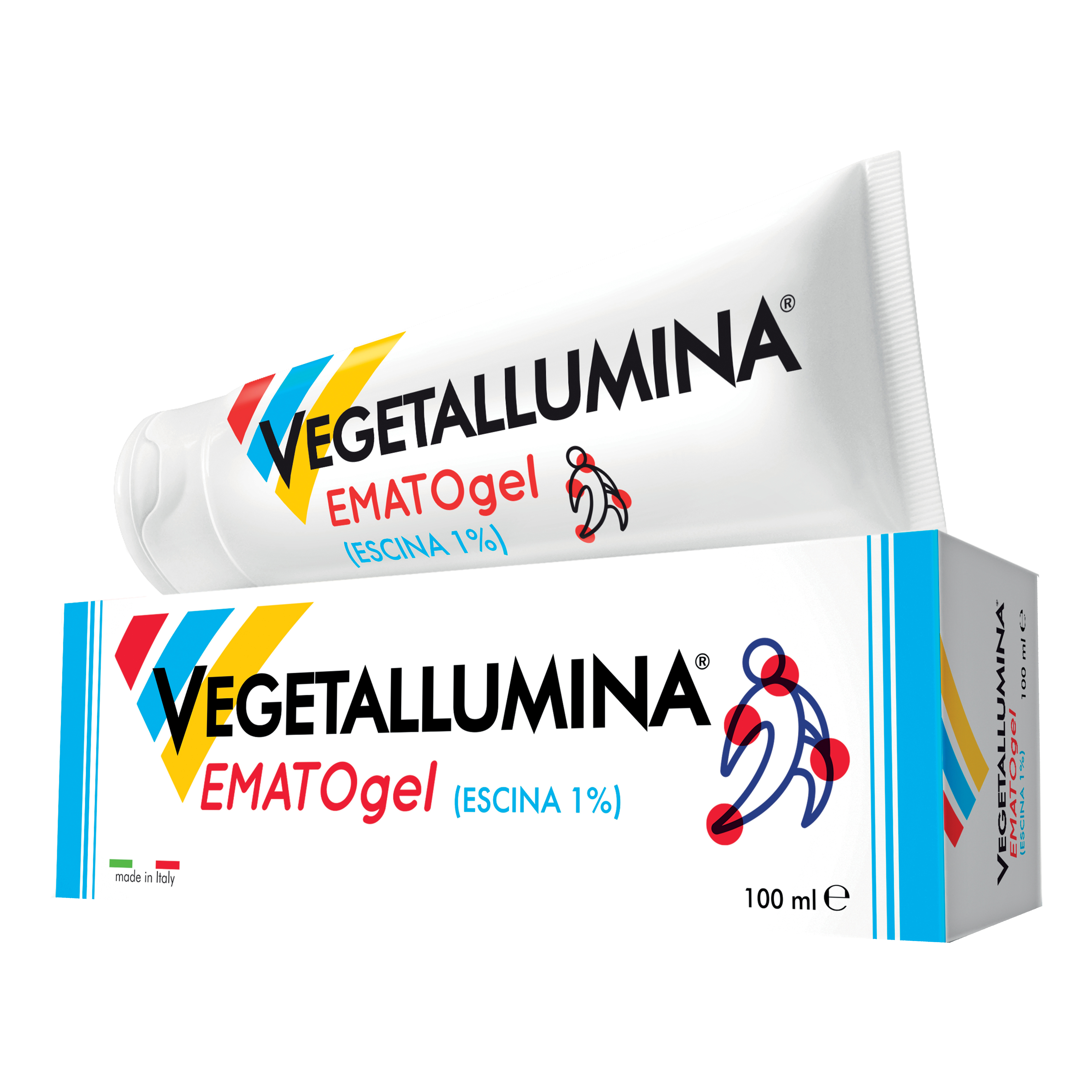 Vegetallumina ematogel escina 1% 100 ml