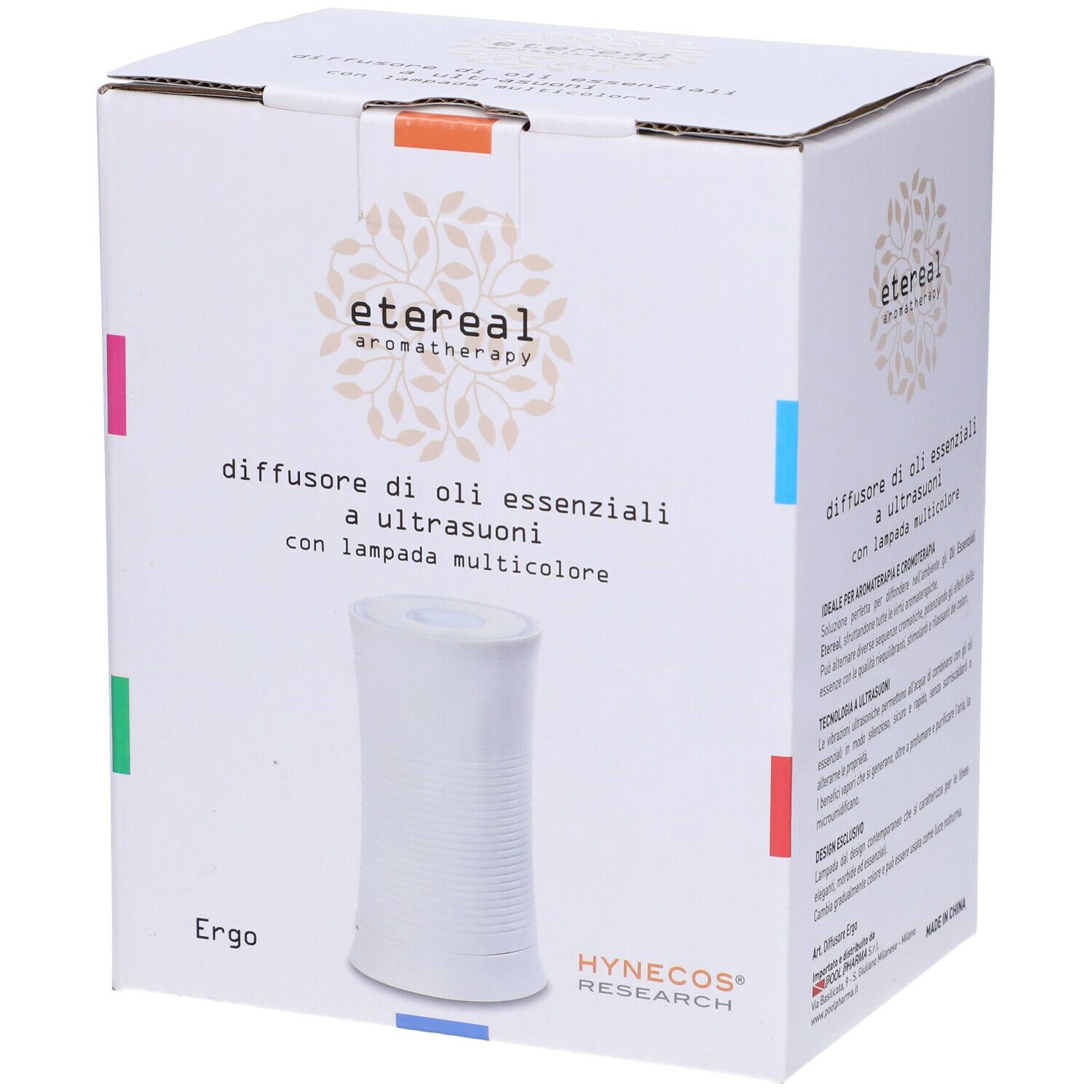 HYNECOS Etereal Ergo Diffusore ad Ultrasuoni 1 pz Apparecchi — confronto prezzi