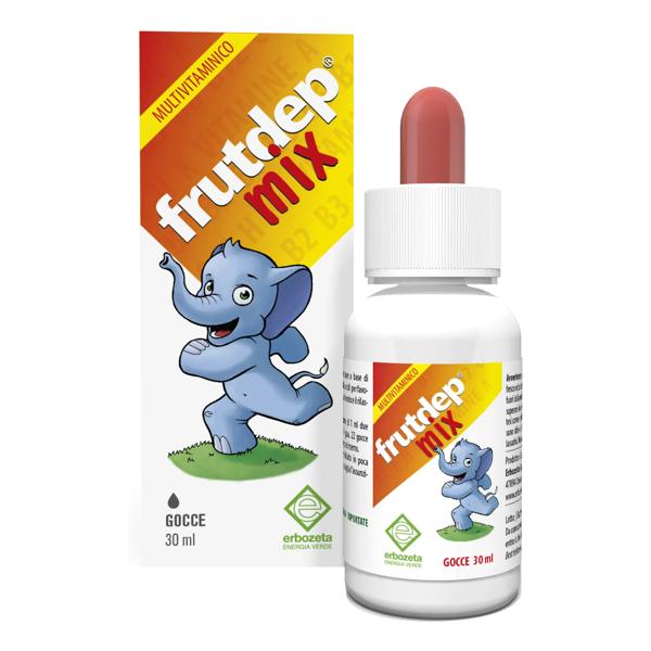 Erbozeta Frutdep Mix Integratore Alimentare Polivitaminico Gocce 30ml