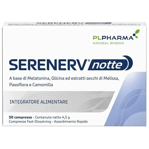 Serenerv Notte Integratore Sonno 30 Compresse