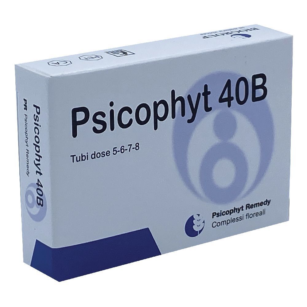 Psicophyt Remedy 40B 4 Tubi 1,2G 4x1,2 g Pipette monodose