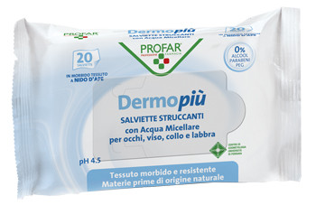 Profar Dermo Piu Salviette Detergenti Struccanti, 20 salviette — confronto prezzi
