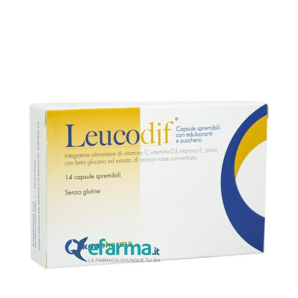 Leucodif Integratore Difese Immunitarie 14 Capsule Spremibili