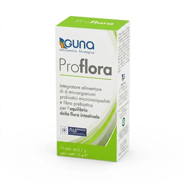 Guna Proflora Integratore di Fermenti Lattici 10 Stick