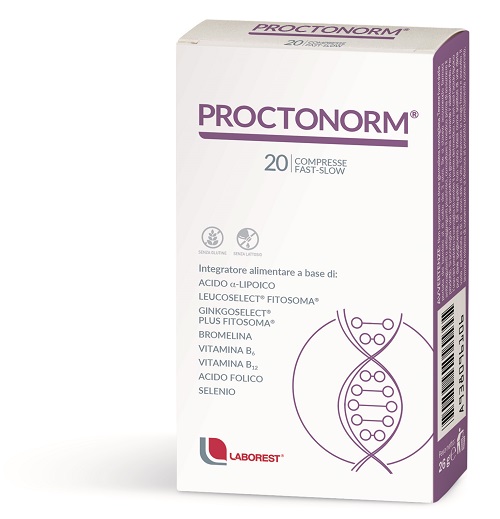 Proctonorm Integratore multifunzionale microcircolo 20 cpr — confronto prezzi
