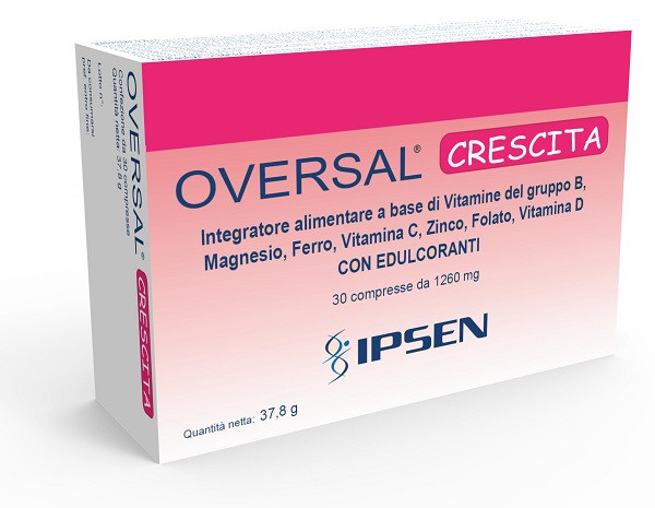 Oversal crescita 30 compresse — confronto prezzi