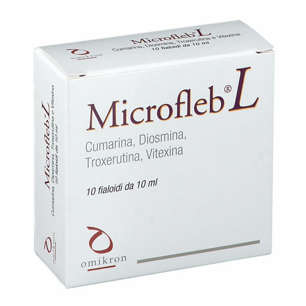 Microfleb L Integratore Sistema Linfatico 10 Fiale 10 ml