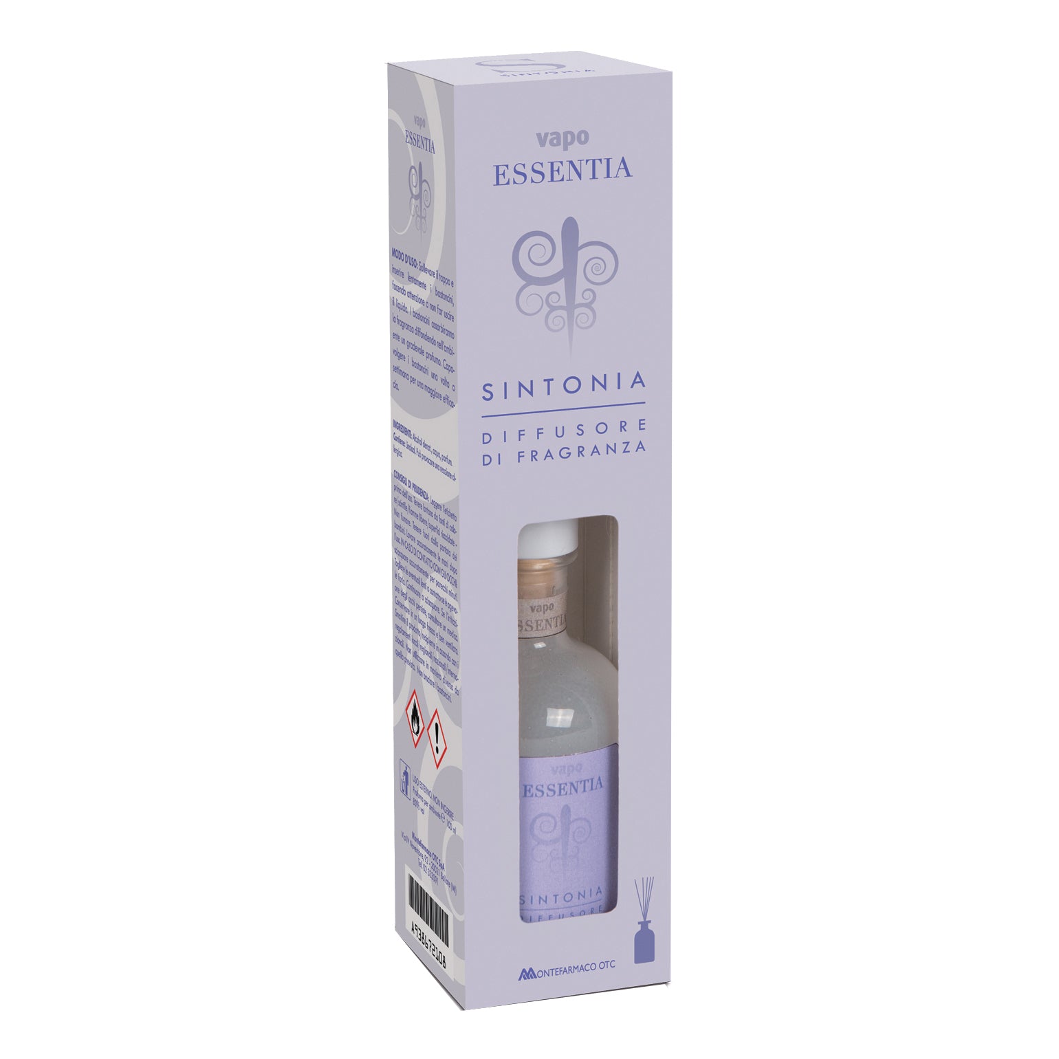 Vapo Essentia Sintonia | Diffusore a Bastoncini | 100 ml