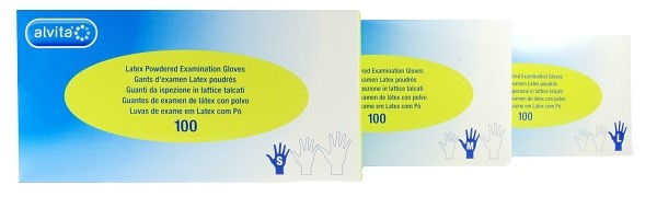 Alvita guanti lattice s 100pz — confronto prezzi