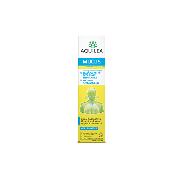 Aquilea Mucus Integratore Sistema Immunitario 15 Compresse Effervescenti