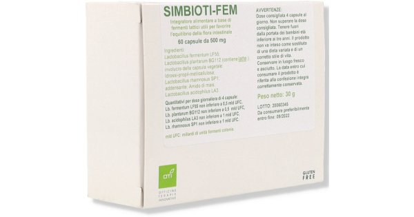 Simbioti-fem 60 Capsule Oti — confronto prezzi