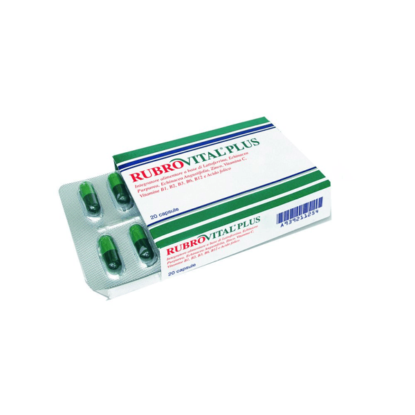 Rubrovital Plus Integratore Per Le Difese Immunitarie 20 Capsule