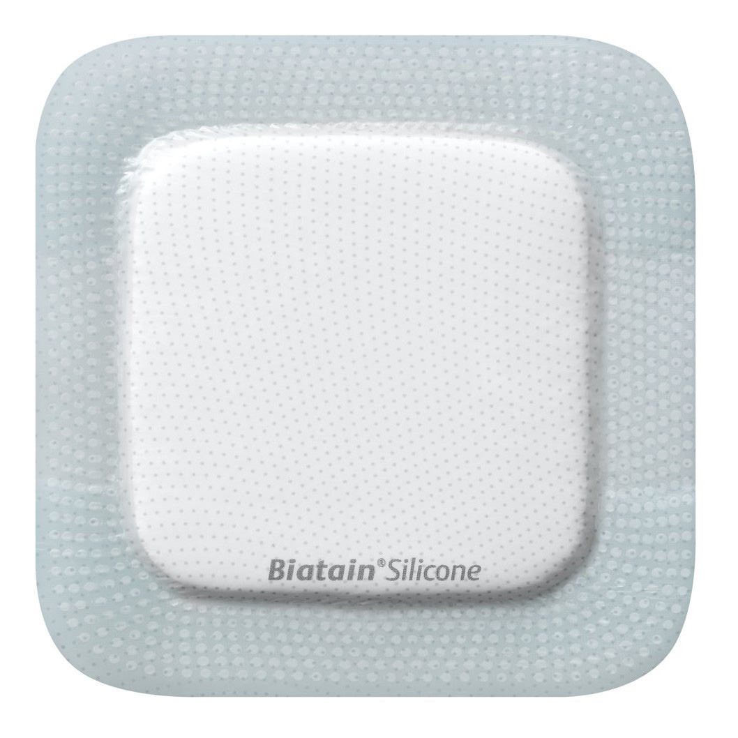 Medicazione biatain in schiuma di poliuretano con bordo adesivo in silicone 7,5x7,5 cm 10 pezzi — confronto prezzi