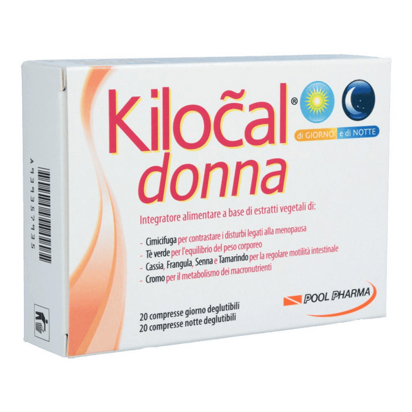 Kilocal Donna Giorno e Notte Integratore Diete Ipocaloriche 40 Compresse