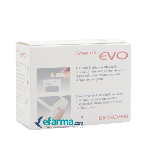 Linead Evo Strisce Reattive Per La Misurazione Della Glicemia 50 Pezzi