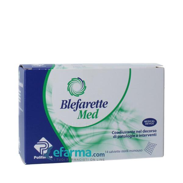 Salviettine oculari medicate blefarette med 14 pezzi